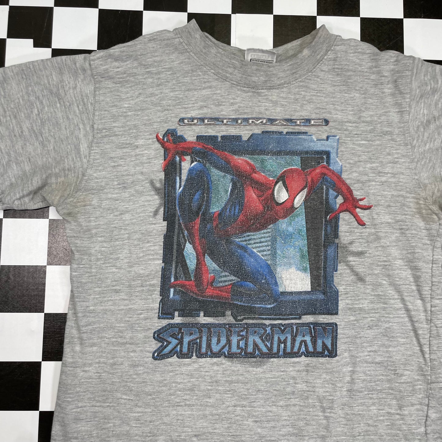 Vintage Y2K Spiderman T-Shirt - Youth Small