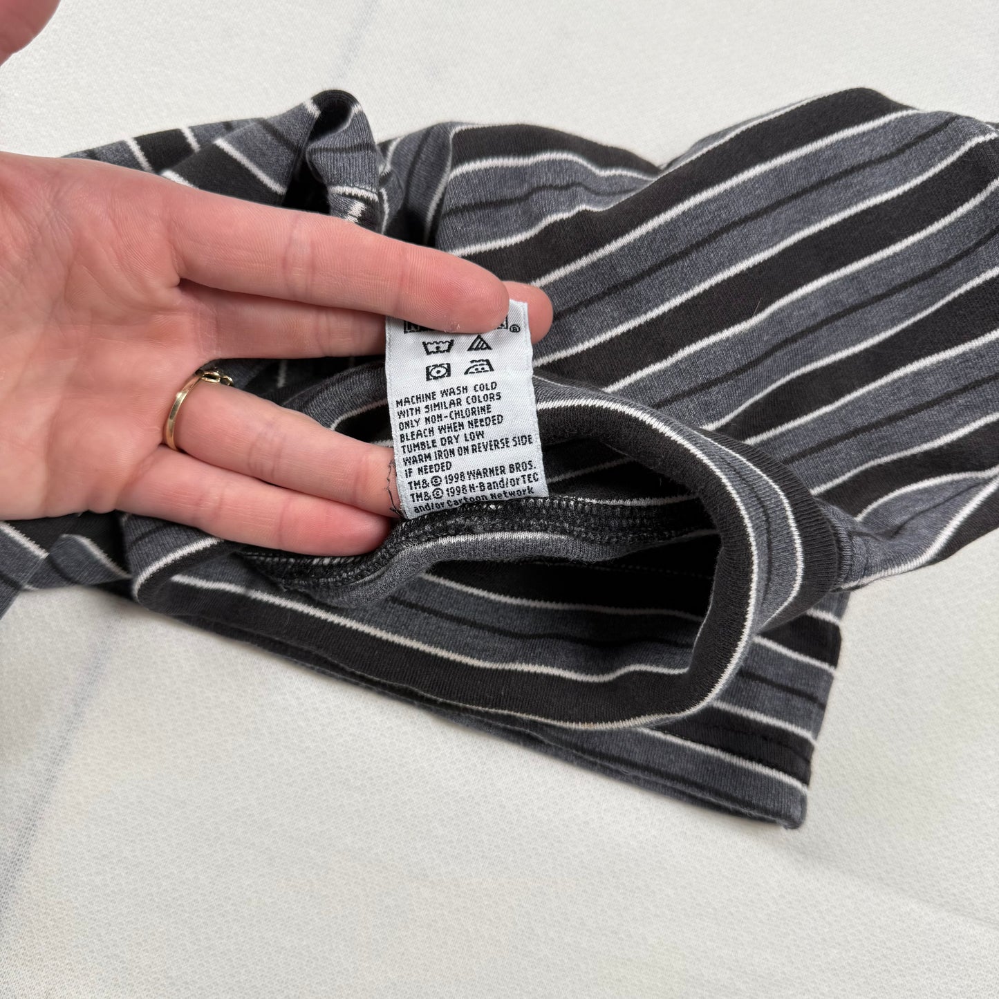 1998 Scooby Doo Striped Turtleneck Shirt - 2T