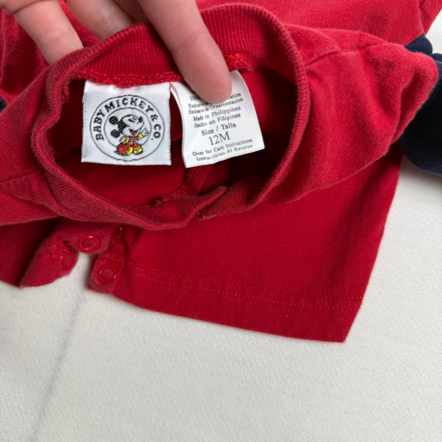 Vintage Mickey Mouse T-Shirt Romper - 12 Months