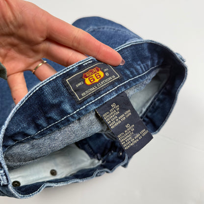 Y2K Floral Denim Shorts - Youth Size 10