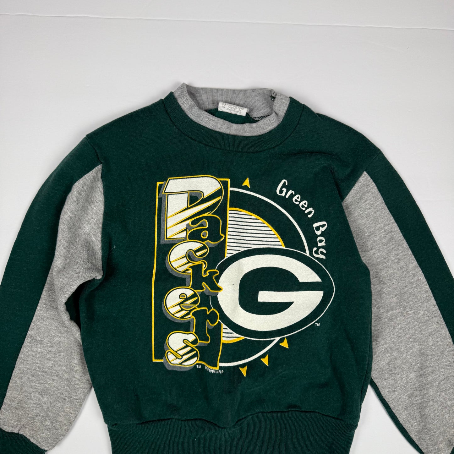 Vintage 1990's Greenbay Packers Crewneck Sweatshirt - 3/4T
