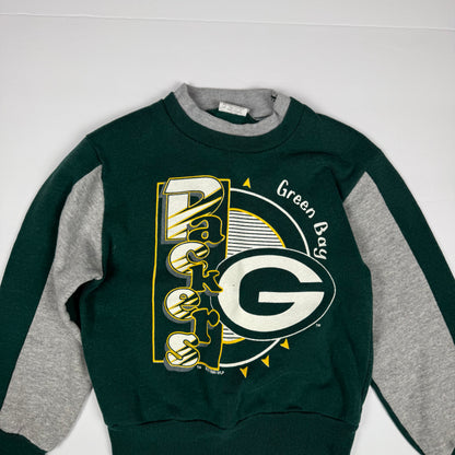 Vintage 1990's Greenbay Packers Crewneck Sweatshirt - 3/4T