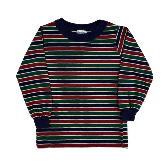Vintage Garanimals Striped Long Sleeved Shirt - 2T