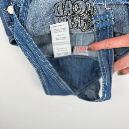 Vintage Road Trip Vehicle Overalls - 12 Months