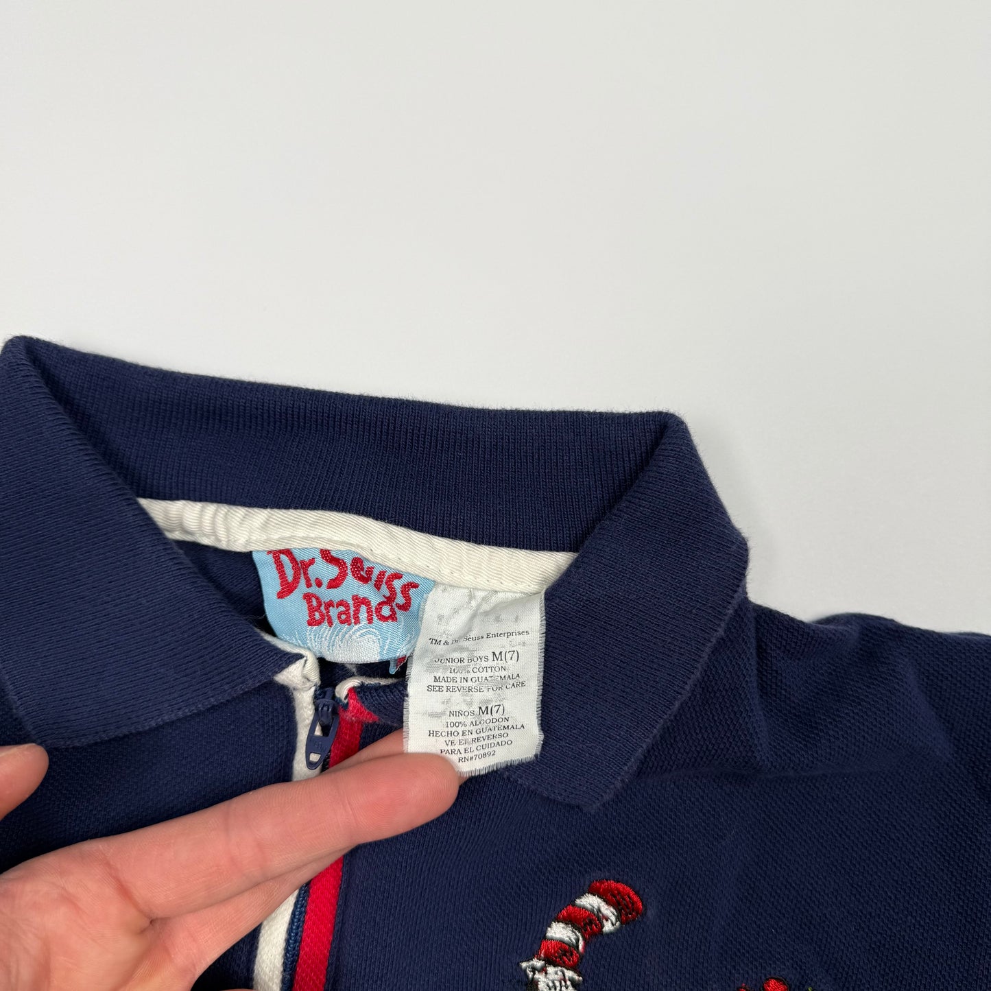 Vintage Y2K Dr Suess Cat in the Hat Polo - 4T