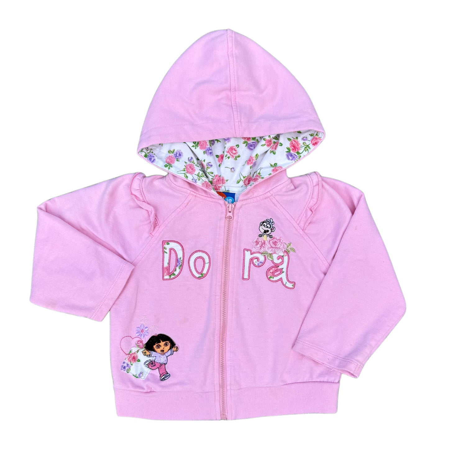 Y2K 2007 Dora and Boots Sweatshirt - 2T