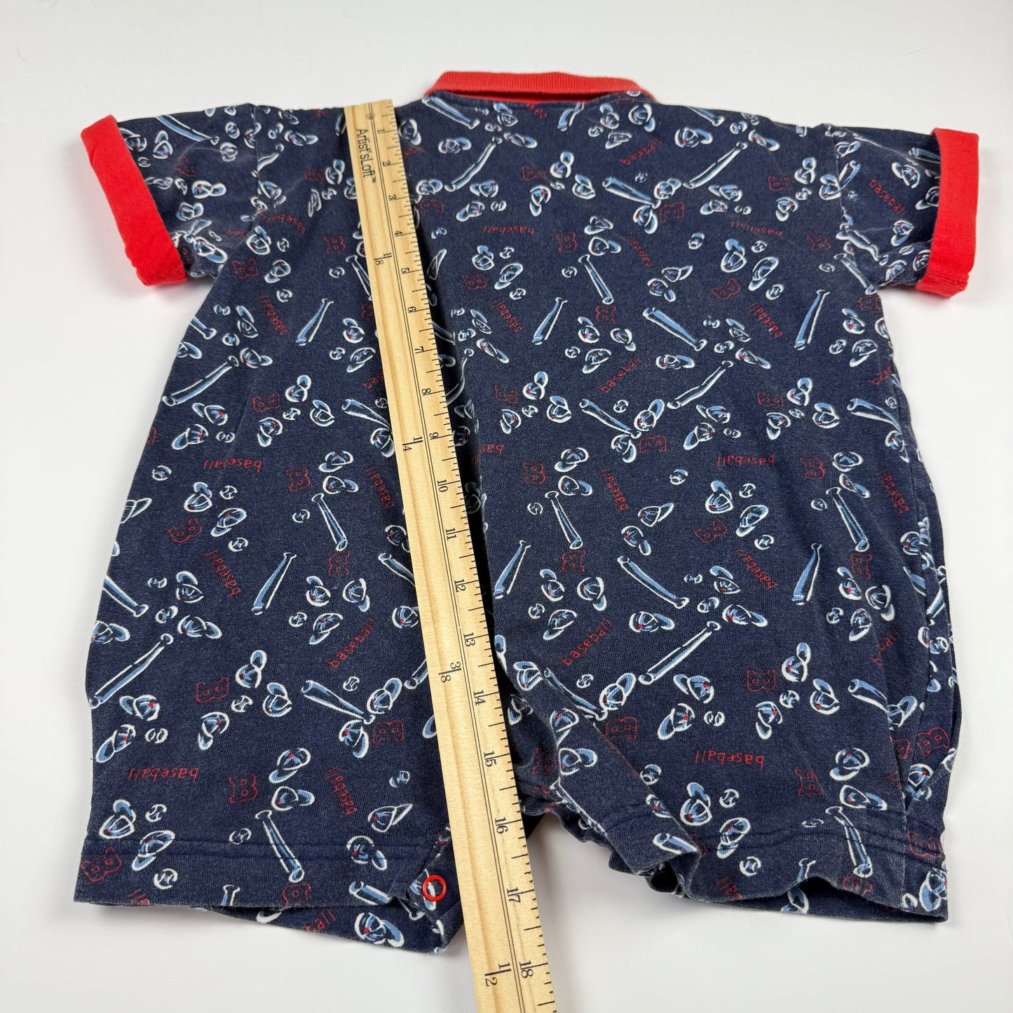 Vintage Baby Gitano Baseball Romper - 24 Months