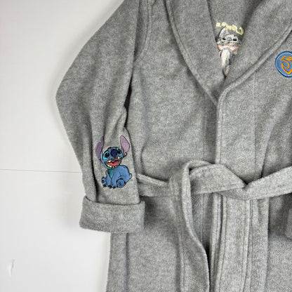 Vintage Y2K Stitch Fleece Robe - Size 7/8