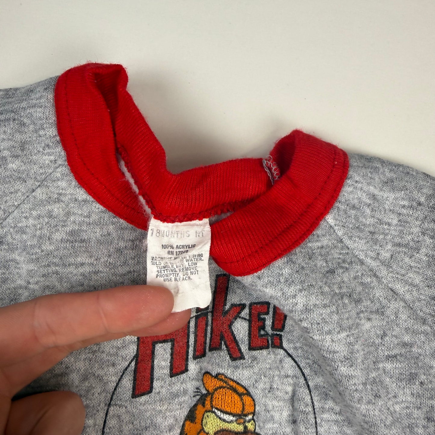 Vintage Garfield Football Sweatshirt - 18 Months