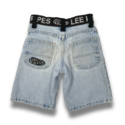 Y2K Lee Pipes Light Wash Denim Shorts - Size 6 Regular