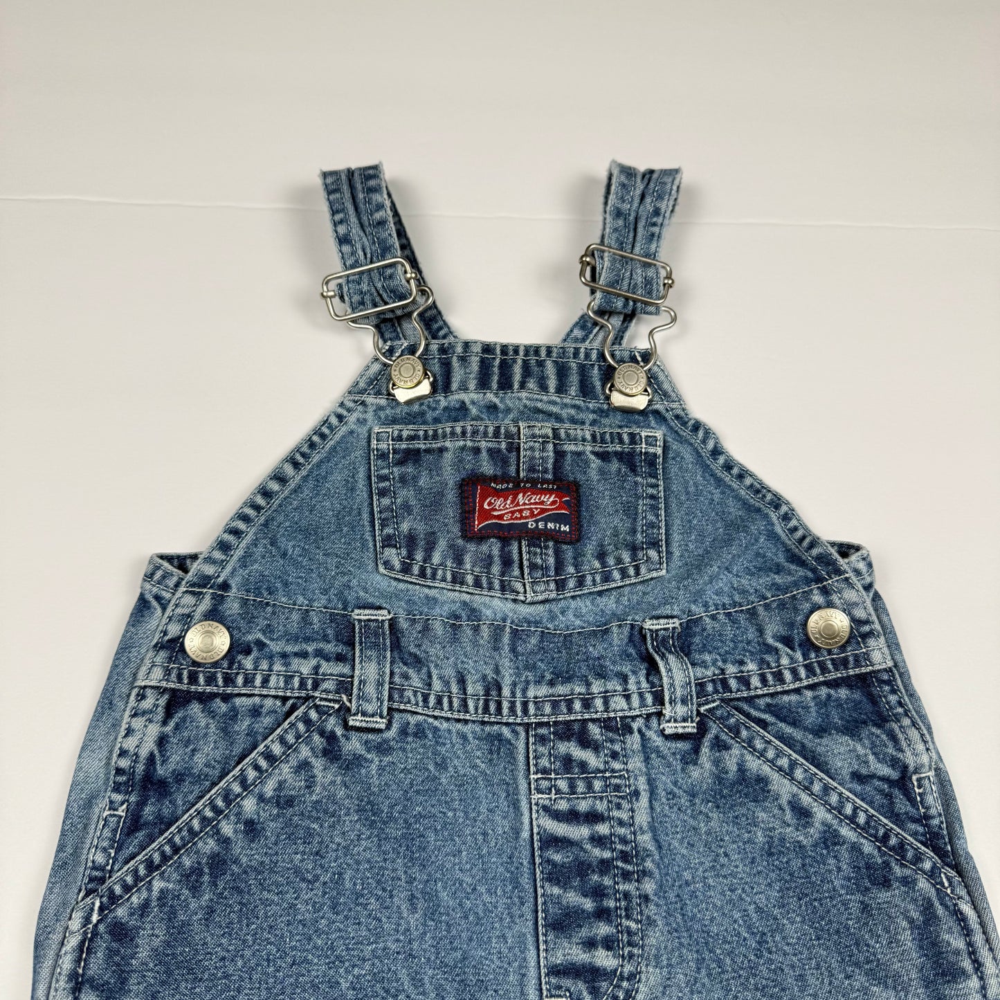 Y2K 2001 Old Navy Denim Overalls - 6/12 Months