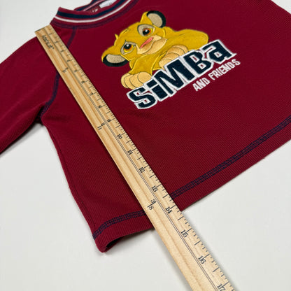 Y2K Lion King Simba Long Sleeved Shirt - 2/3T