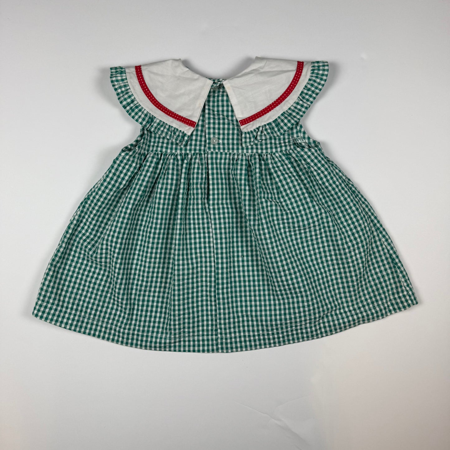Vintage Cuties by Judy Strawberry Gingham Dress - 18 Months