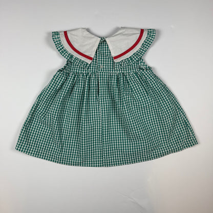 Vintage Cuties by Judy Strawberry Gingham Dress - 18 Months