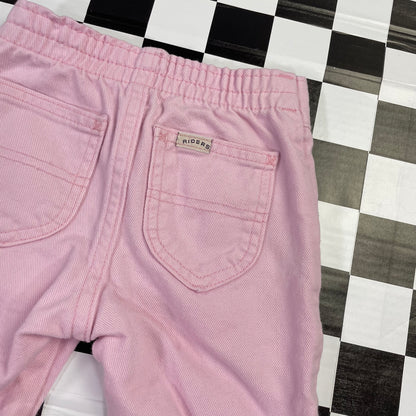 Vintage Lee Rider Light Pink Jeans - 12 Months