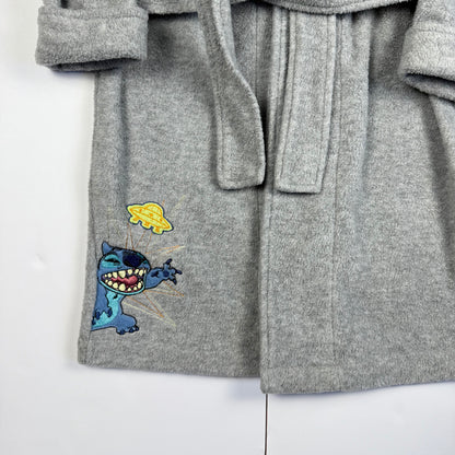 Vintage Y2K Stitch Fleece Robe - Size 7/8