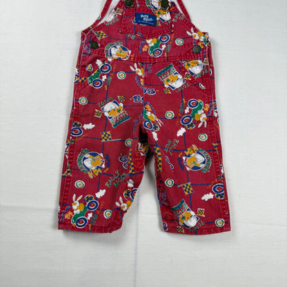 Vintage Oshkosh B'Gosh Racing Winner Overalls - 12 Months