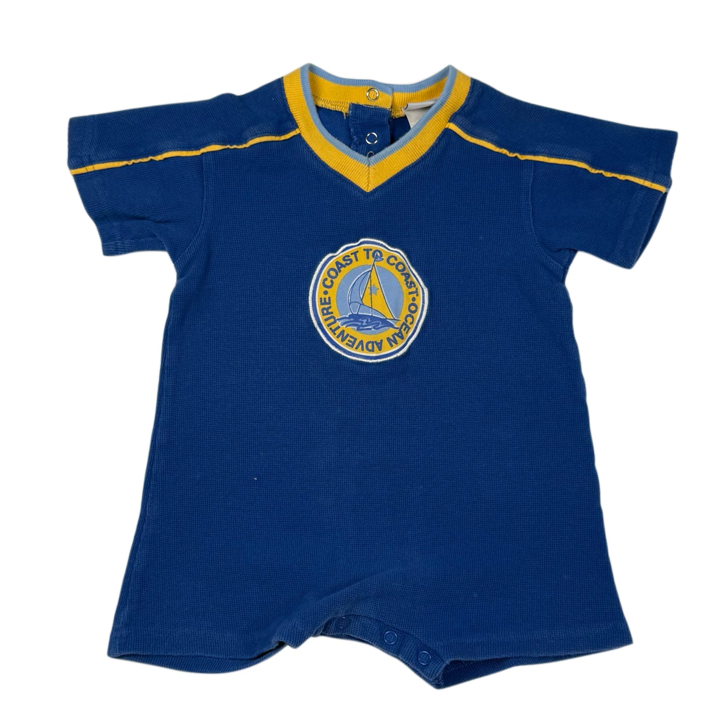 Vintage Y2K Okie Dokie Sailing Romper - 24 Months