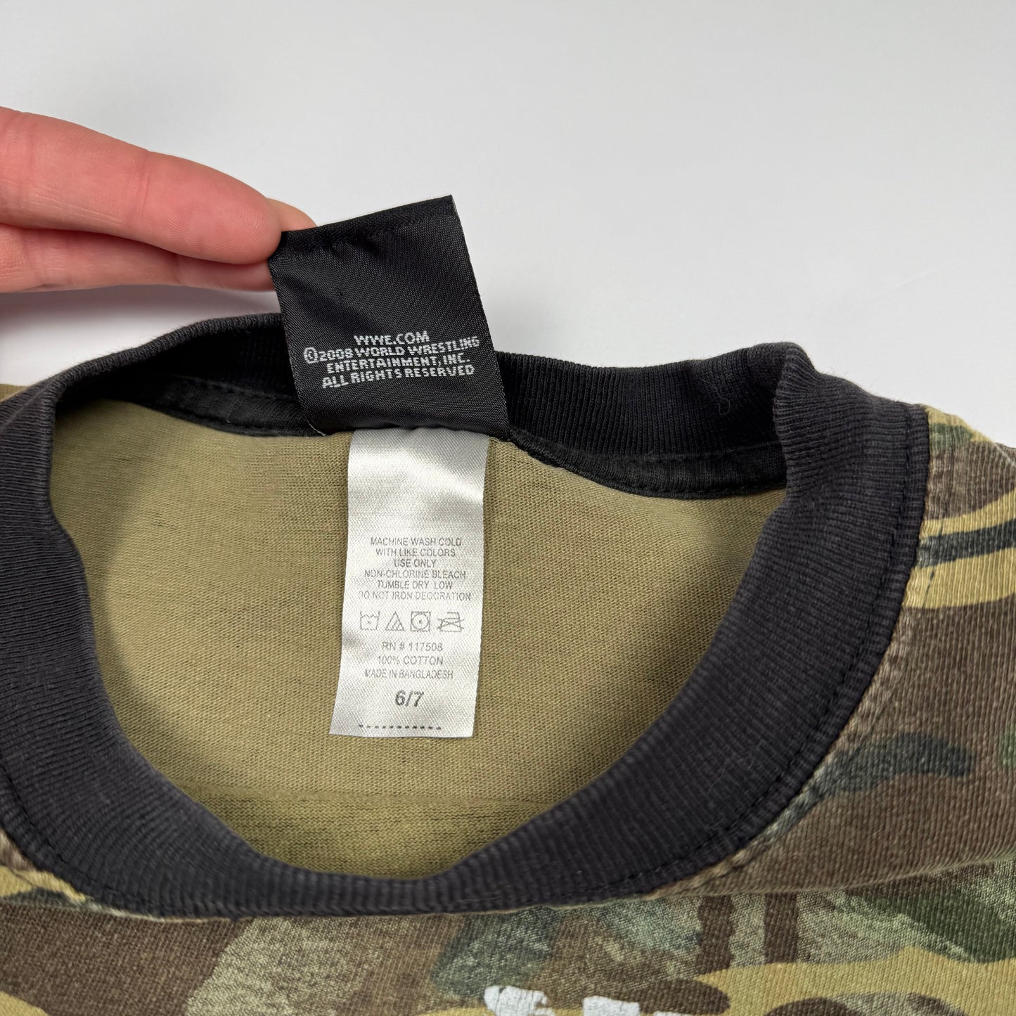 2008 John Cena Camo T-Shirt - 5/6T