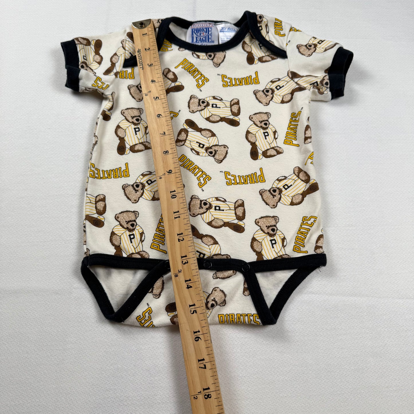 Vintage 1990's Pirates Baseball Onesie - 18 Months