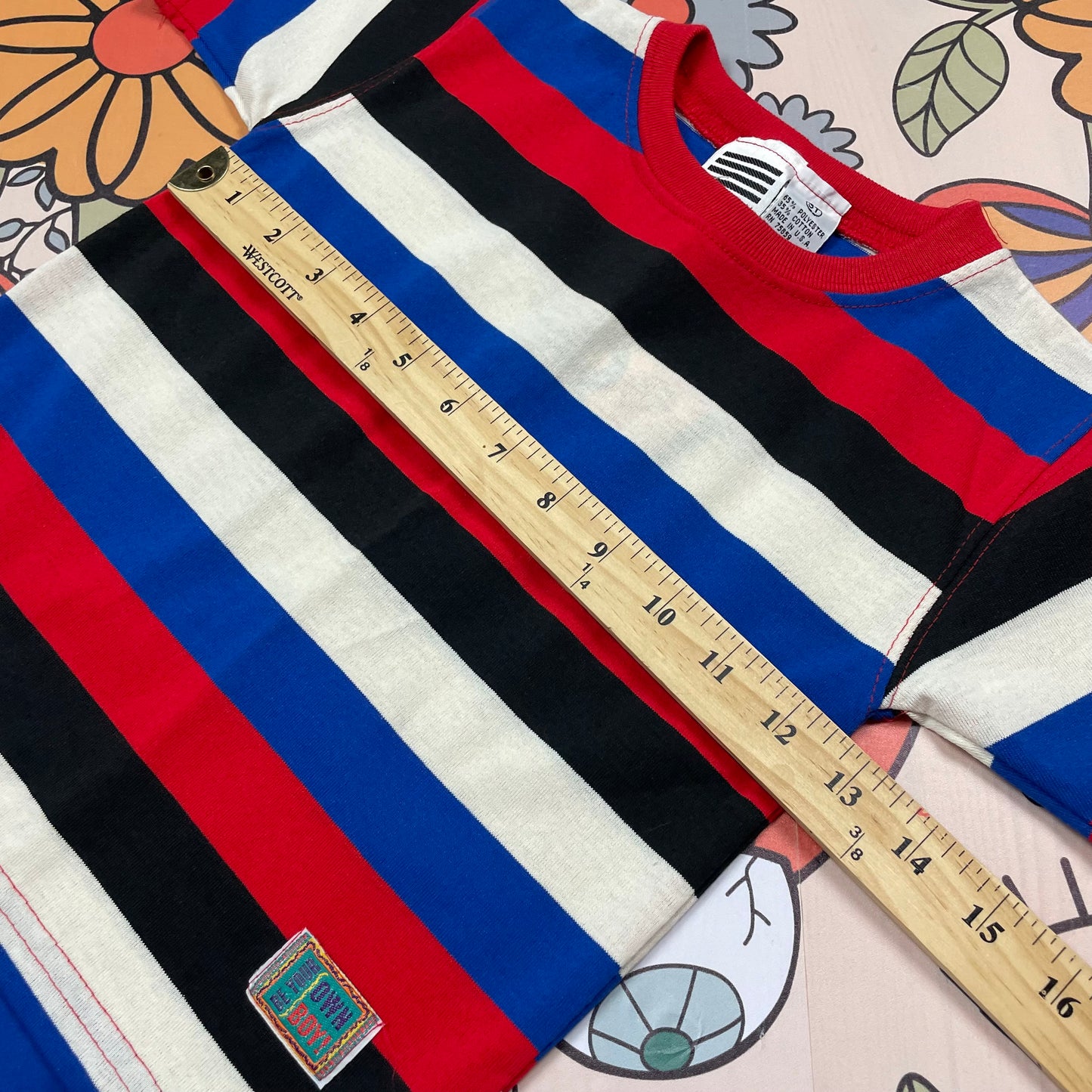 Vintage BYO Boy Striped Shirt - 3T