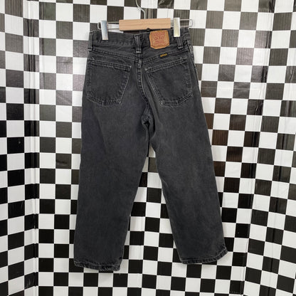 Vintage Rustler Faded Black Denim Jeans - Size 7