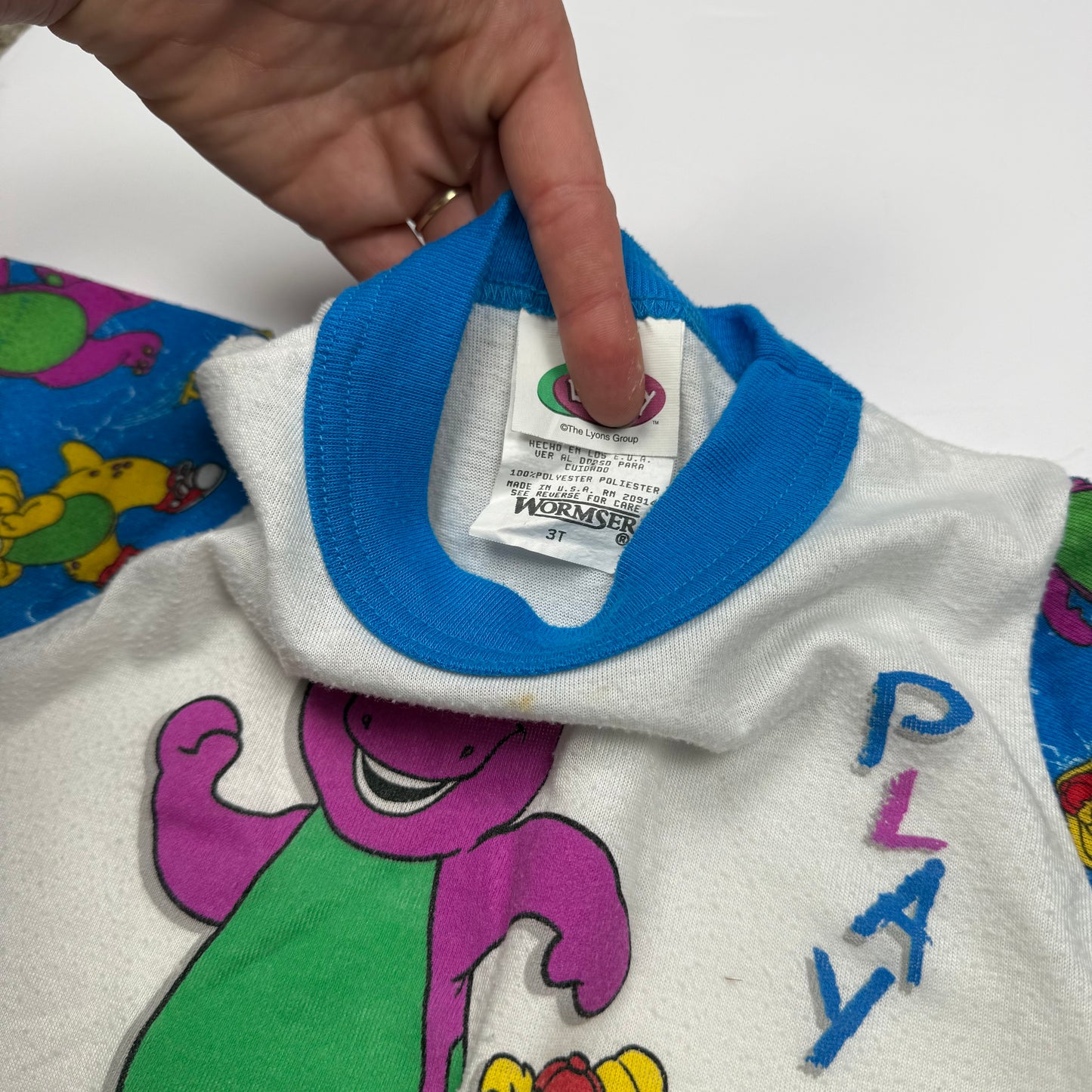 Vintage 1997 Barney Shirt - 2T