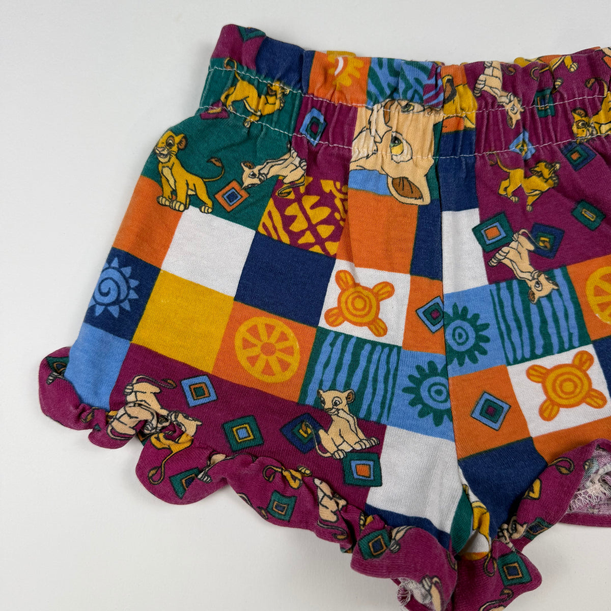 Vintage 1990's Lion King AOP Shorts - 2/3T