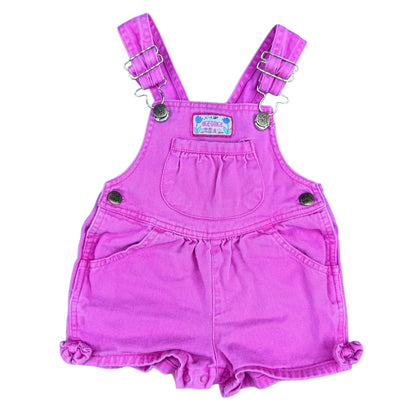 Vintage Okie-Dokie Pink Bubble Shortall Romper - 2T