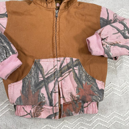 Vintage Outdoor Habit Pink Camo Jacket - 4T