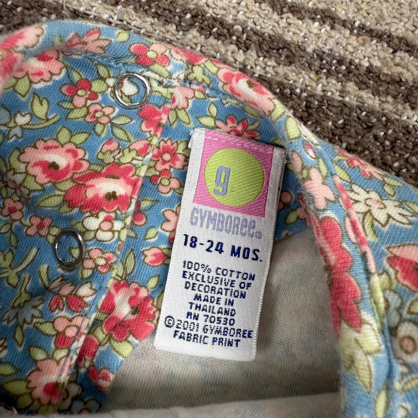 2001 Gymboree Floral Dress Set - 18/24 Months