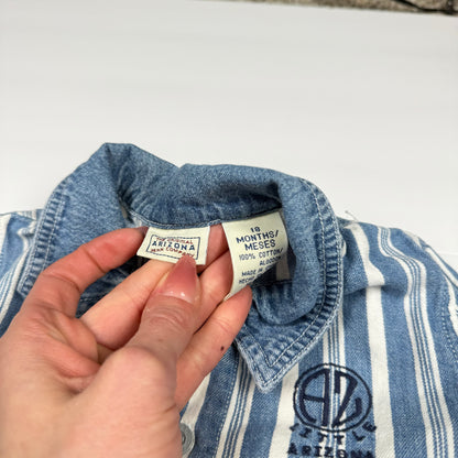 Vintage Arizona Striped Romper - 18 Months