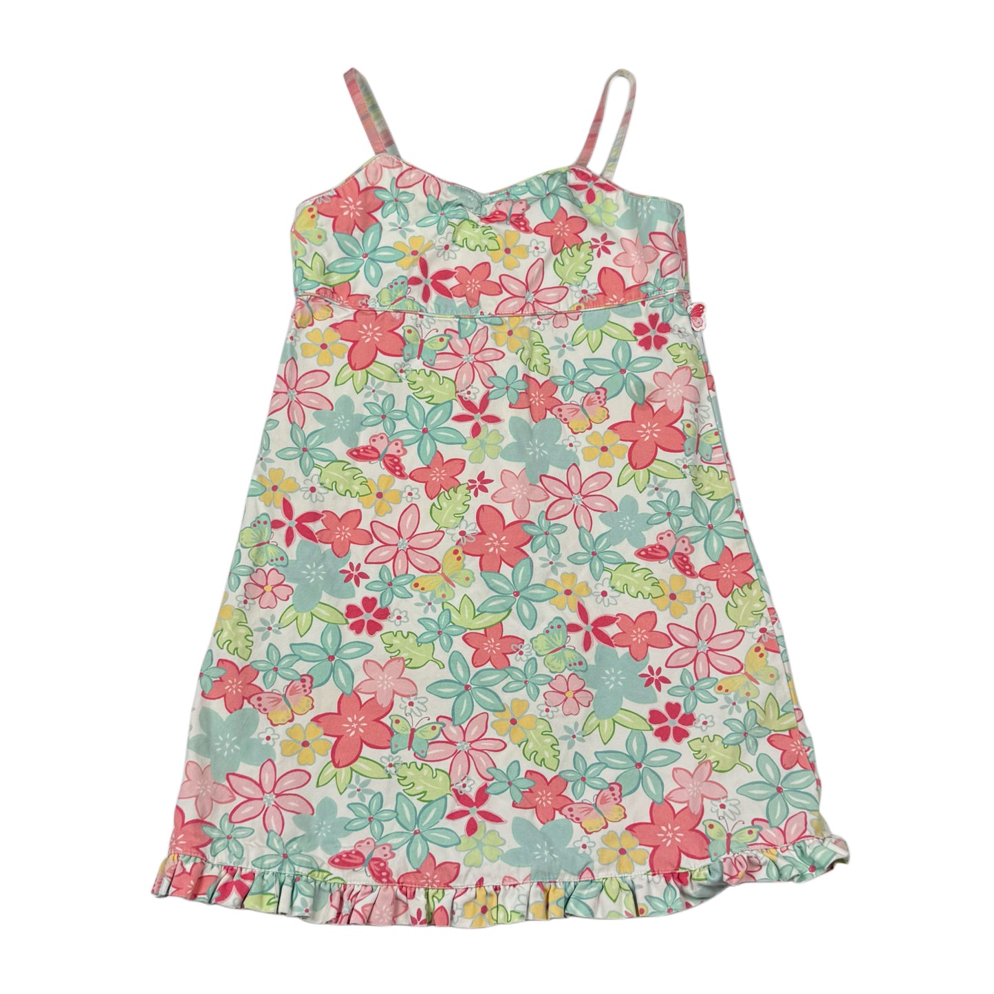 2001 Gymboree Floral Dress - 5T