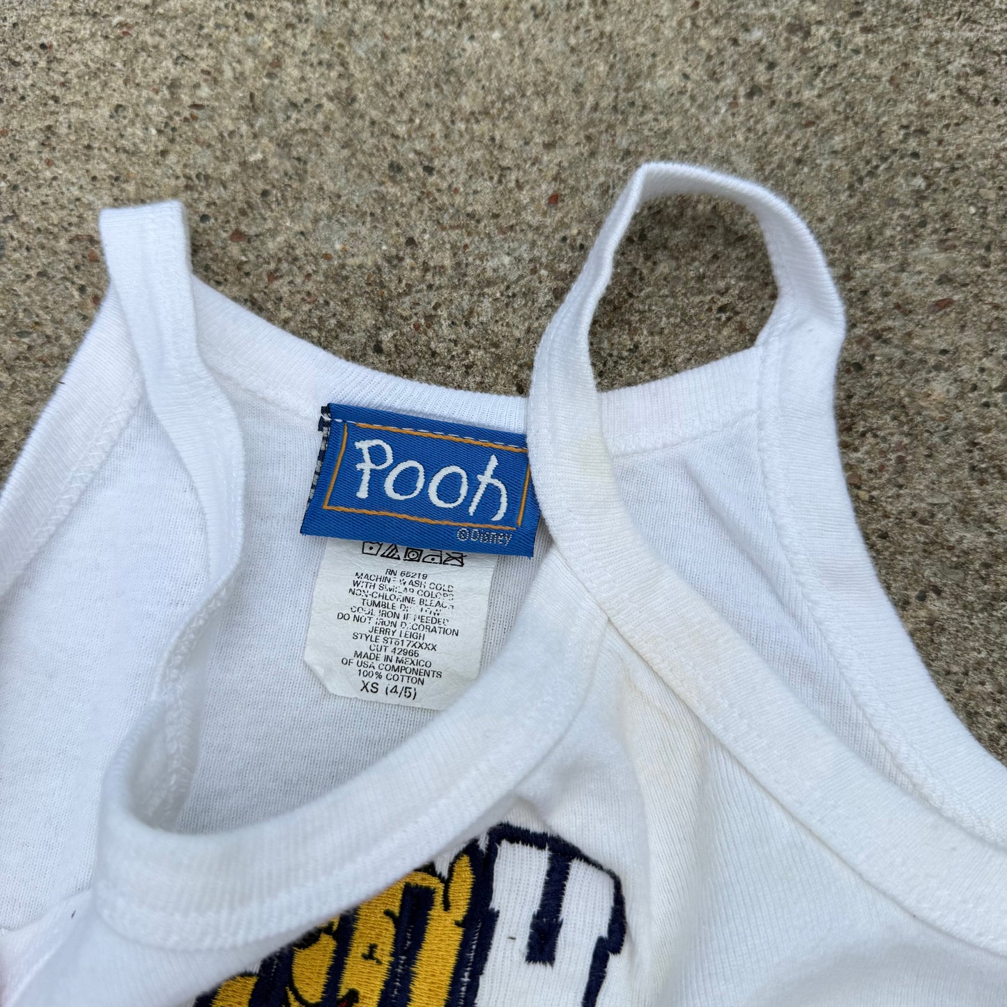 Vintage 1990's Winnie the Pooh Florida Tank Top - 2/3T