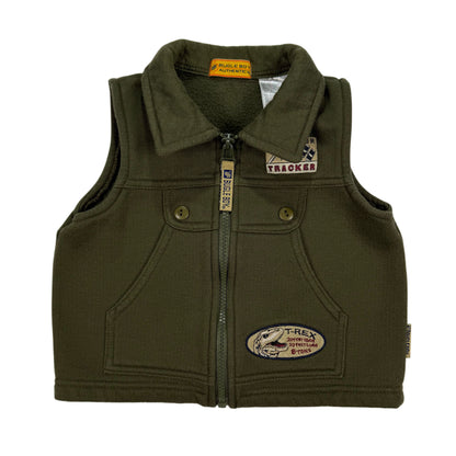 Y2K Bugle Boy Adventure Sweatshirt Vest - 3T
