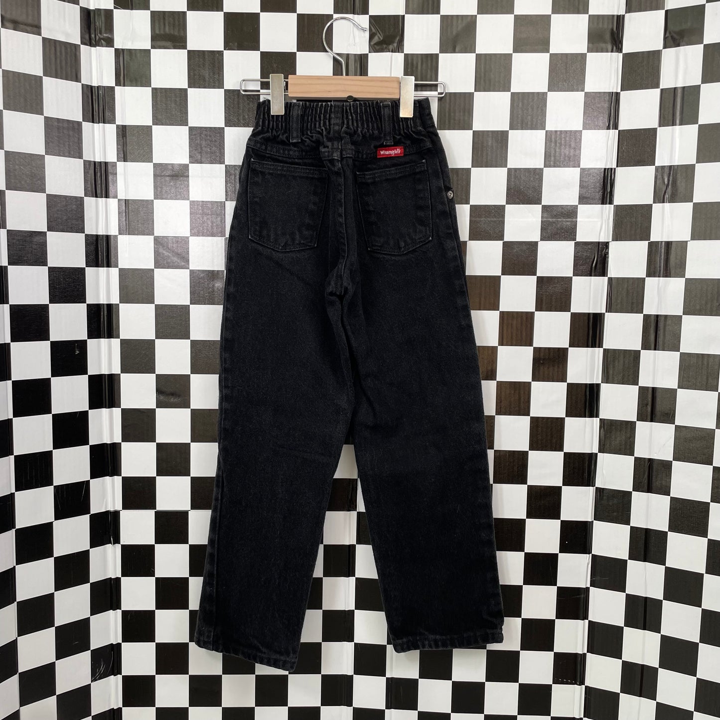 Vintage 1990's Wrangler Black Denim Jeans - Size 7 Slim