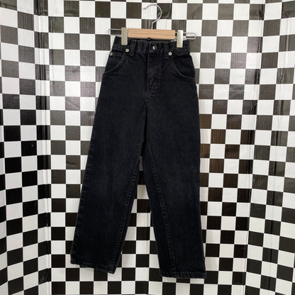 Vintage 1990's Wrangler Black Denim Jeans - Size 7 Slim