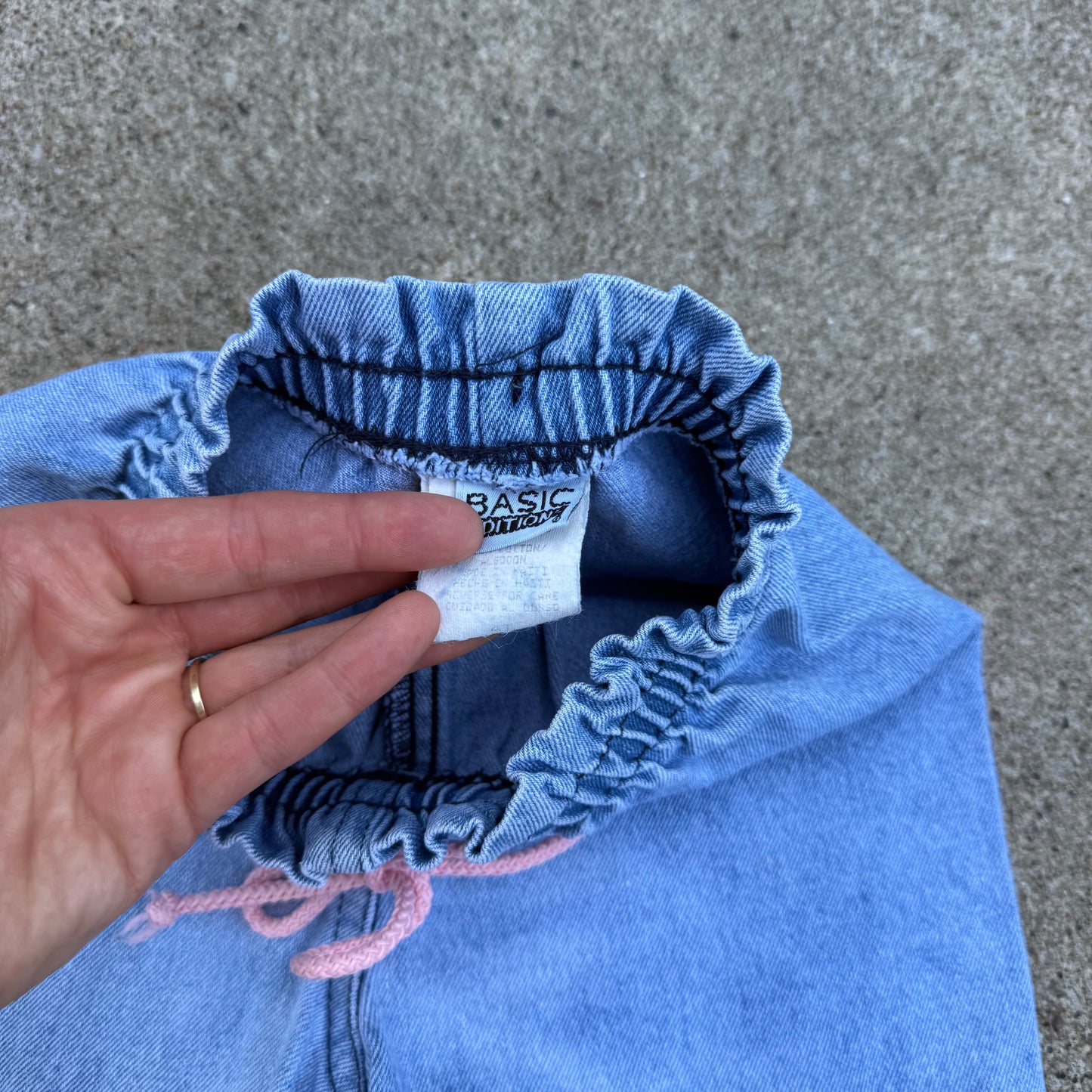 Vintage Basic Editions Paper Bag Denim Shorts - 4T