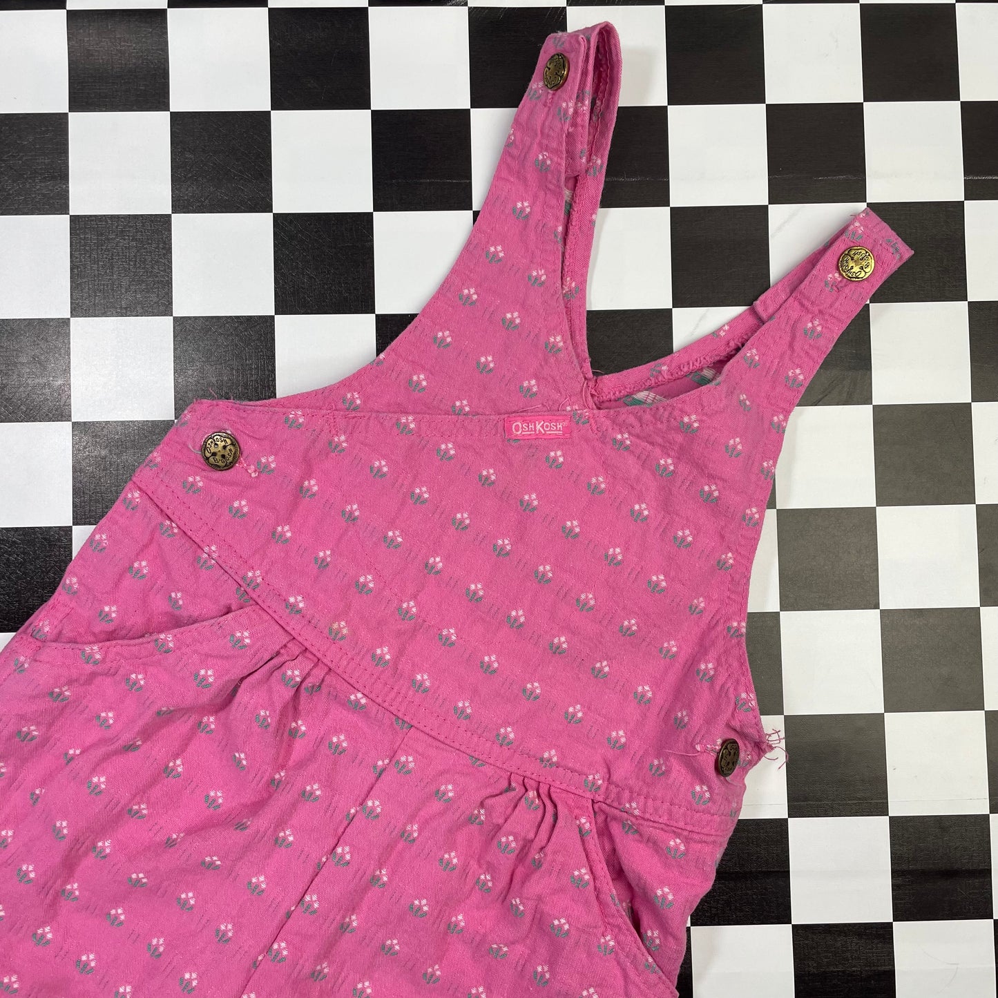 Vintage Pink Oshkosh Overalls - size 6