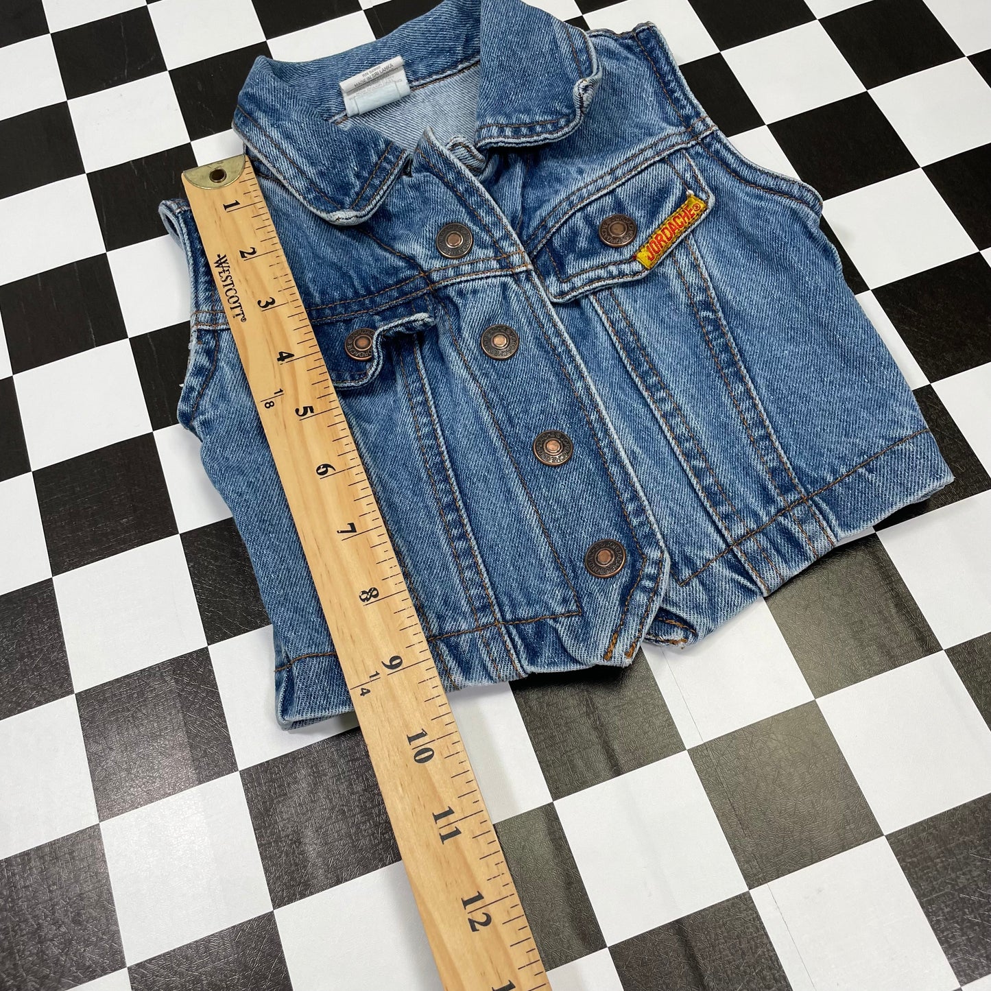 Vintage Jordarche Denim Vest - 18 Months