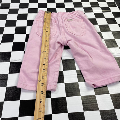 Vintage Lee Rider Light Pink Jeans - 12 Months