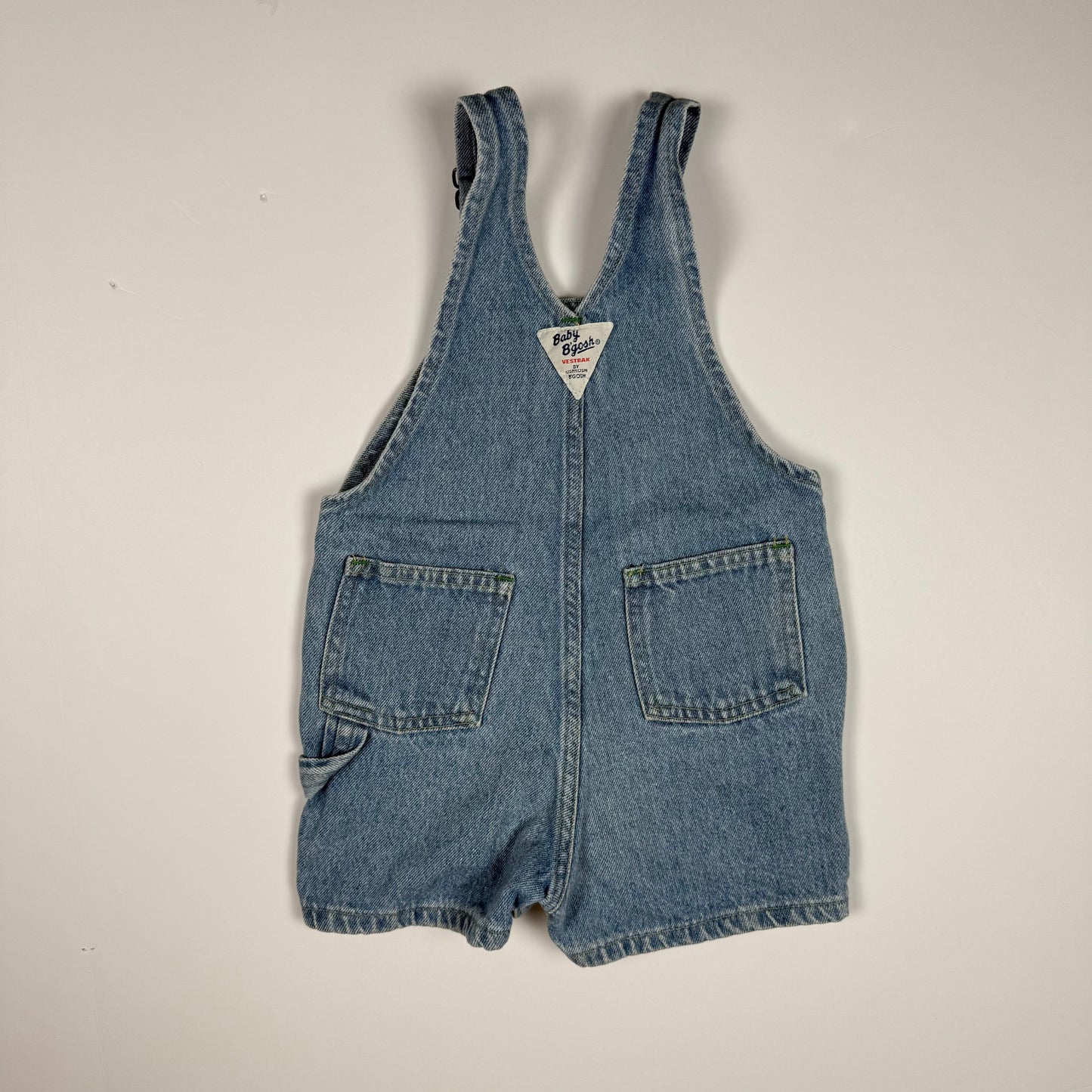Vintage Oshkosh B'Gosh Denim Shortalls - 24 Months