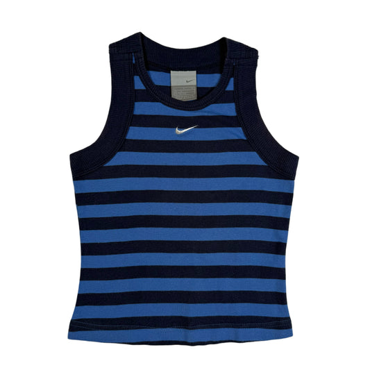 Y2K Nike Girl's Striped Tank Top - Youth Small