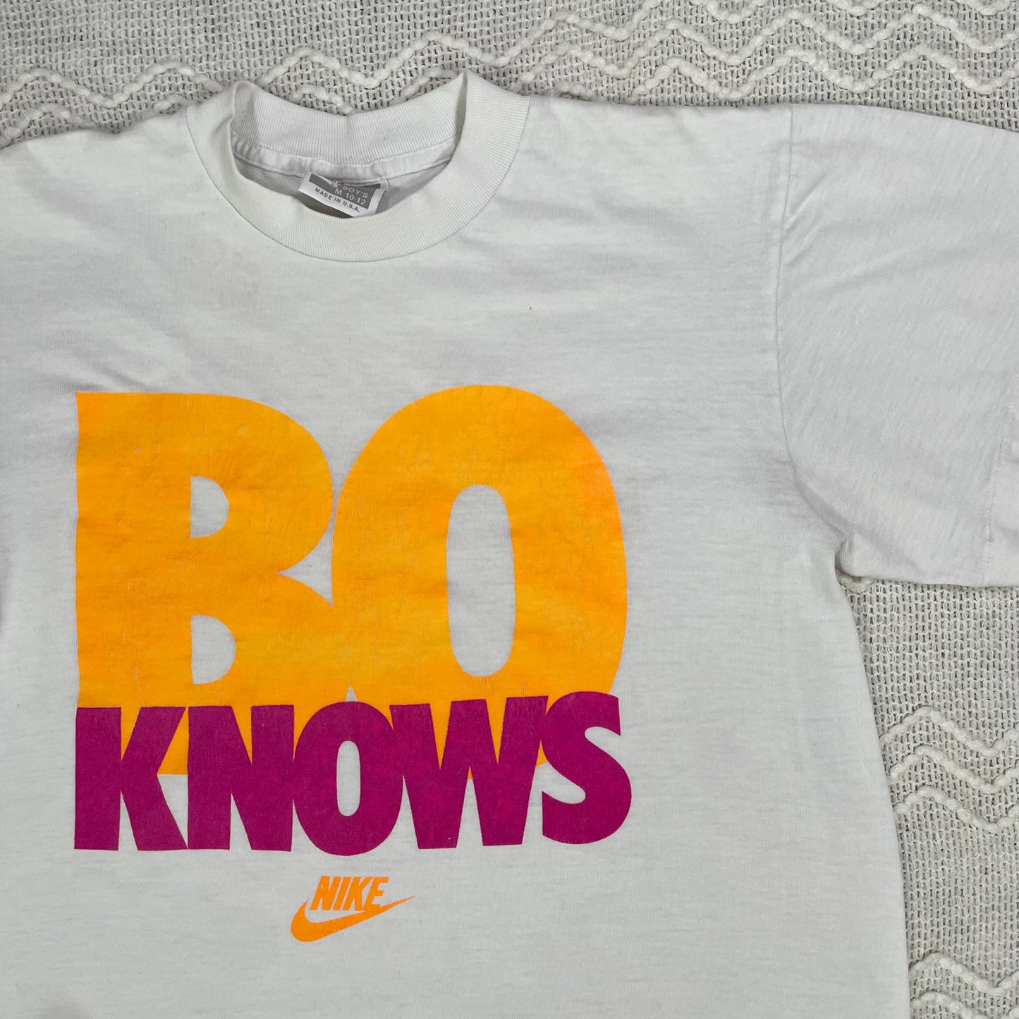 Vintage 1990's Nike "Bo Knows" T-Shirt - Youth medium