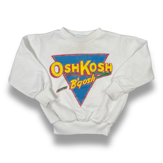 Vintage Oshkosh B'Gosh Logo Crew Neck Sweatshirt - 3T