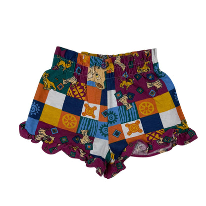 Vintage 1990's Lion King AOP Shorts - 2/3T