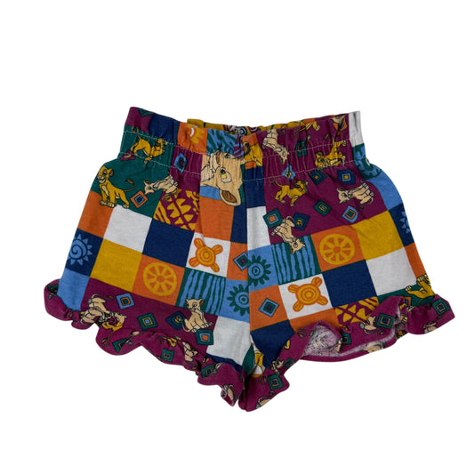 Vintage 1990's Lion King AOP Shorts - 2/3T