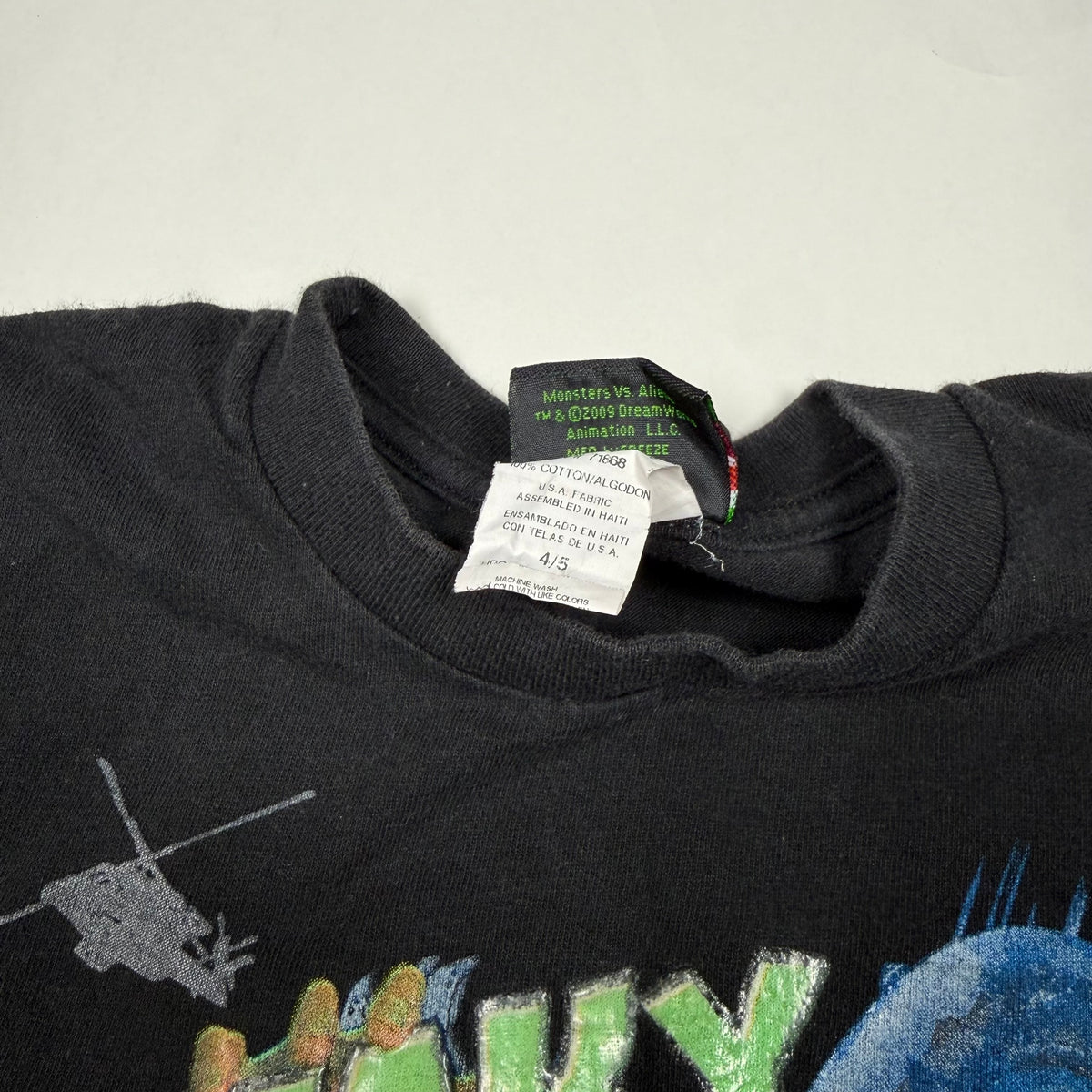 2009 Monsters Vs Aliens T-Shirt - 4/5T