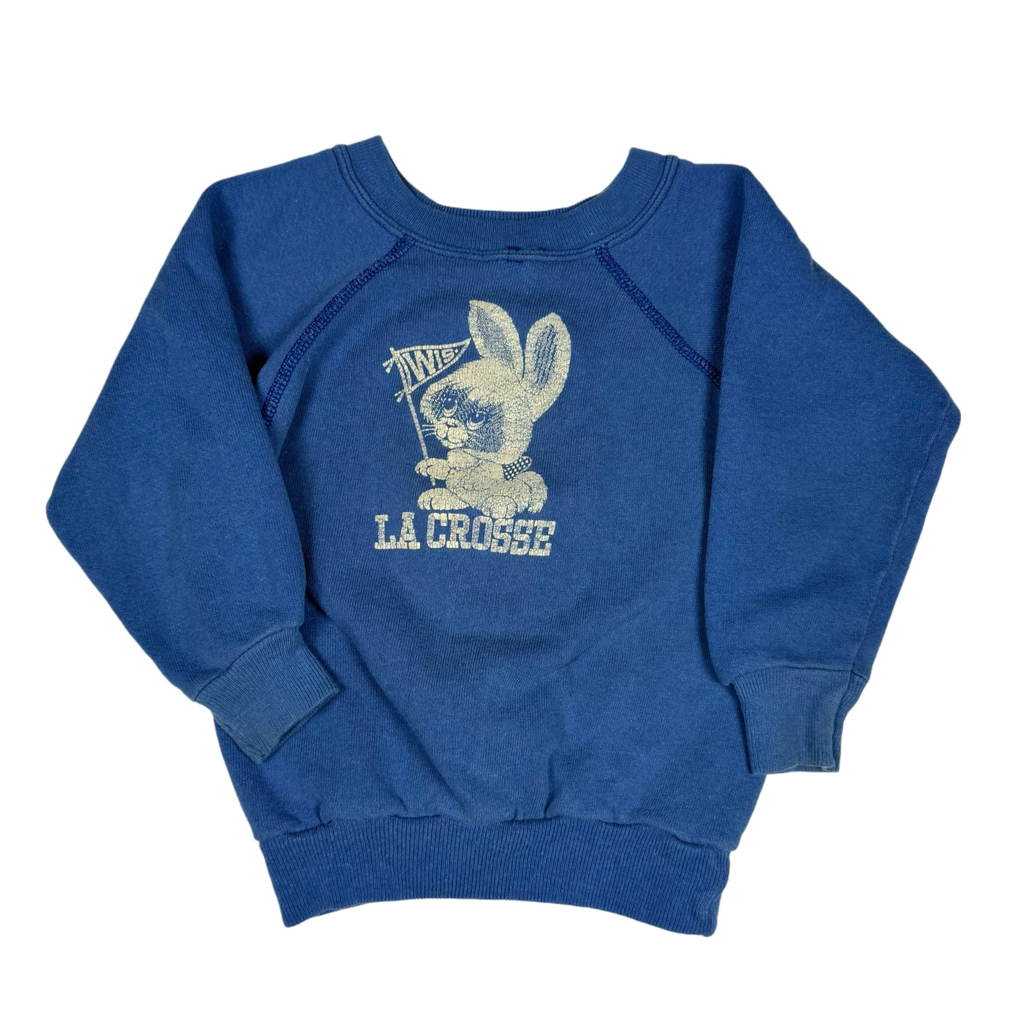 Vintage 1960's/1970's Lacrosse Wisconsin Bunny Sweatshirt - 2/3T