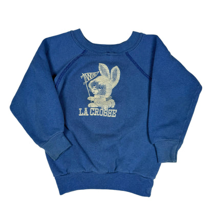 Vintage 1960's/1970's Lacrosse Wisconsin Bunny Sweatshirt - 2/3T